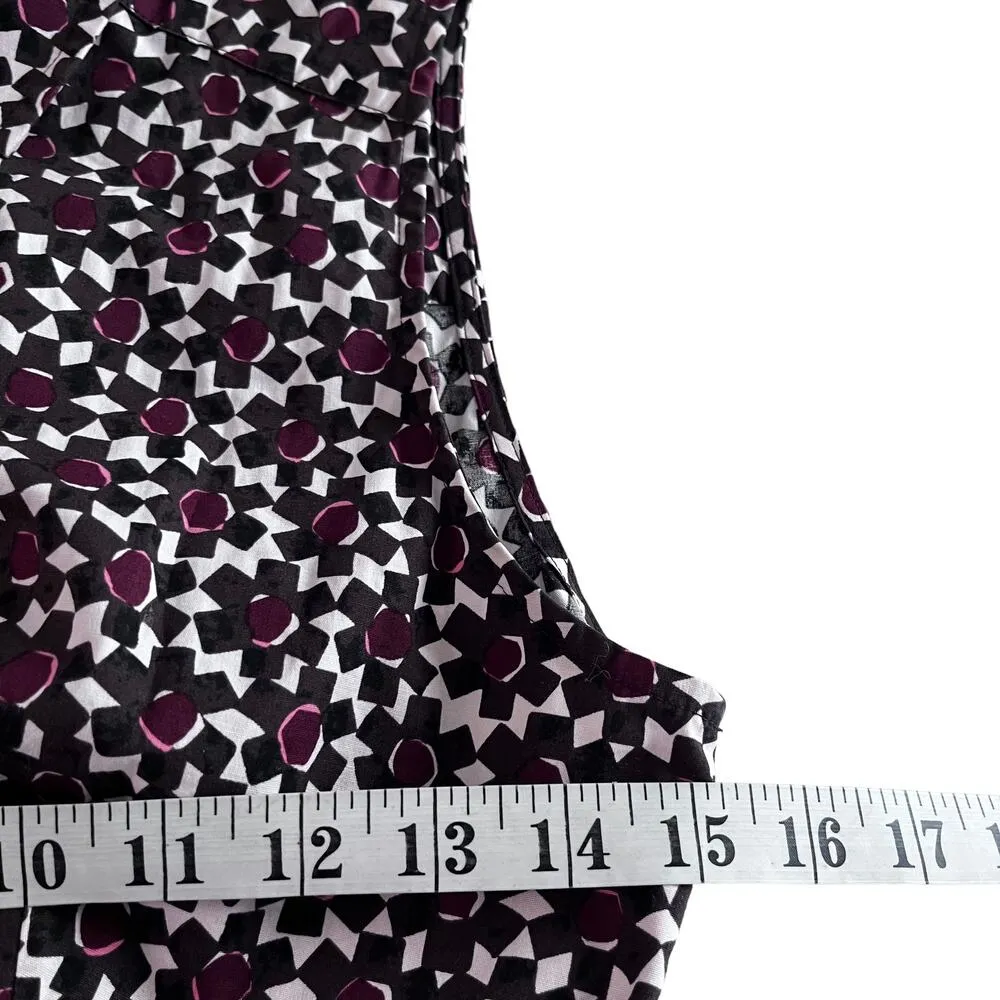 Kate Spade Rambling Roses Floral Tile Sleeveless Peplum Top Size XS - Image 5