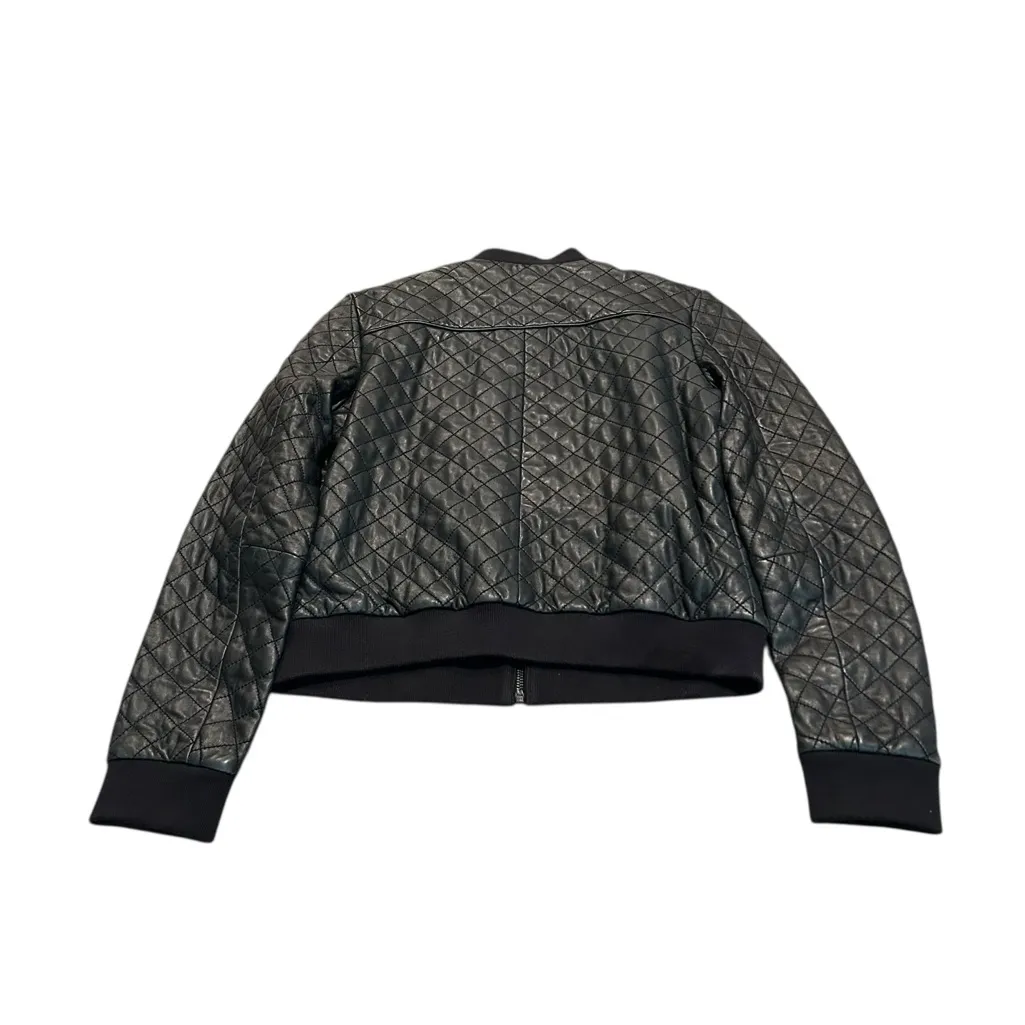 HALOGEN quilted leather jacket - Image 4