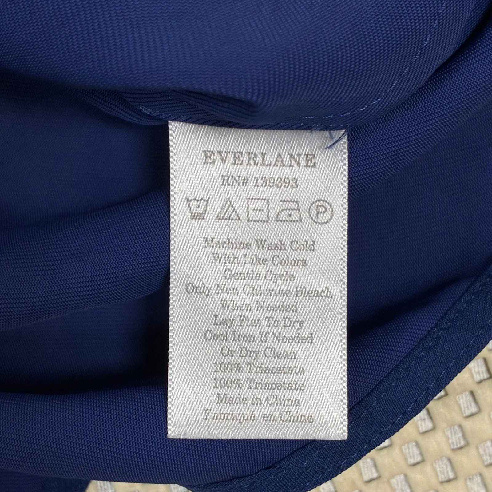 Everlane Royal Blue Sleeveless Tank Top Blouse Womens 14 - Image 6