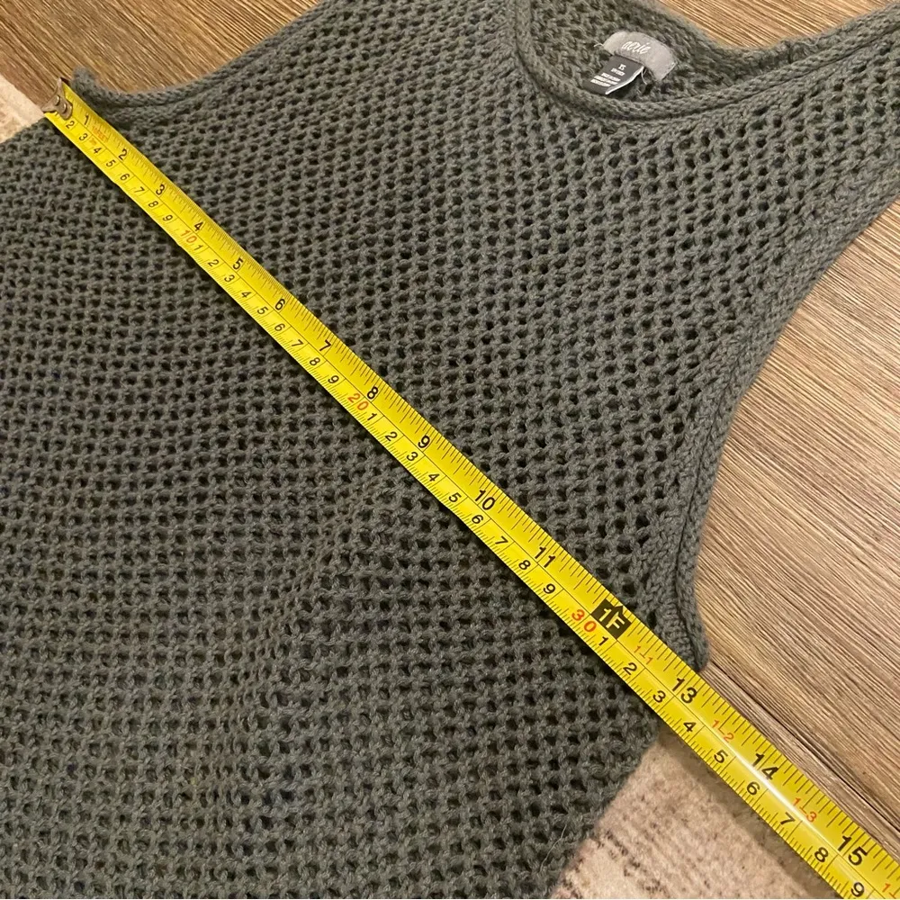 Aerie Green Mesh Knit Tank Top - Image 5
