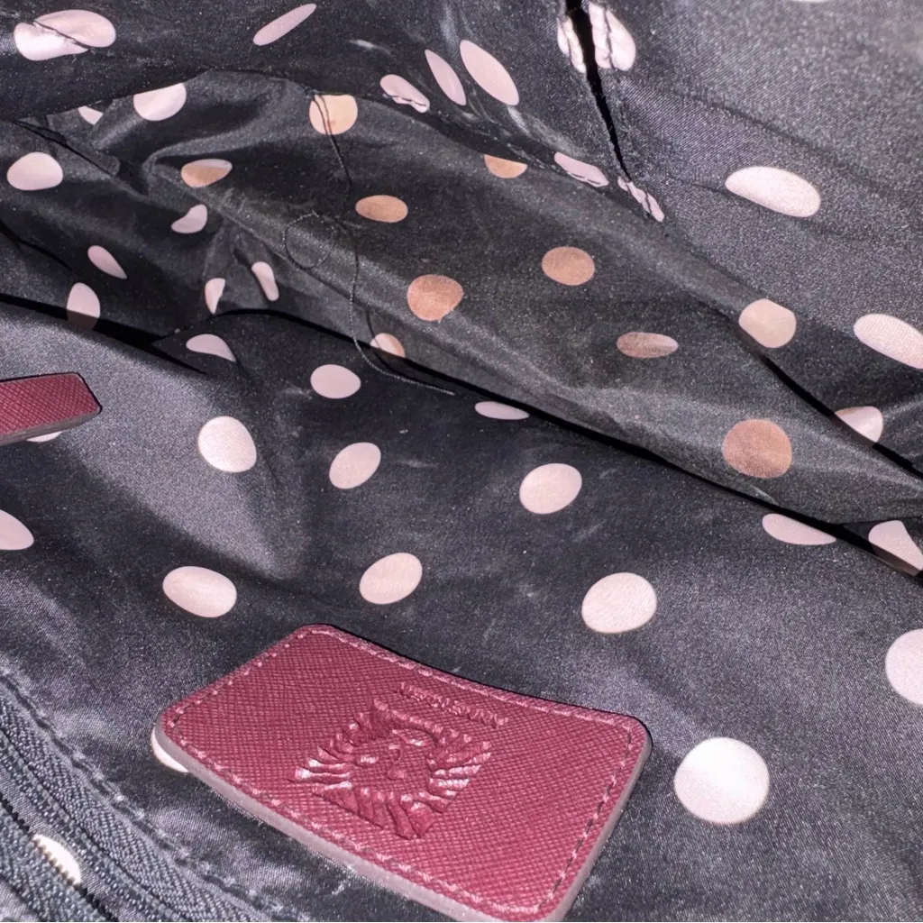 Ann‎ Klein Burgundy Purse - Image 10