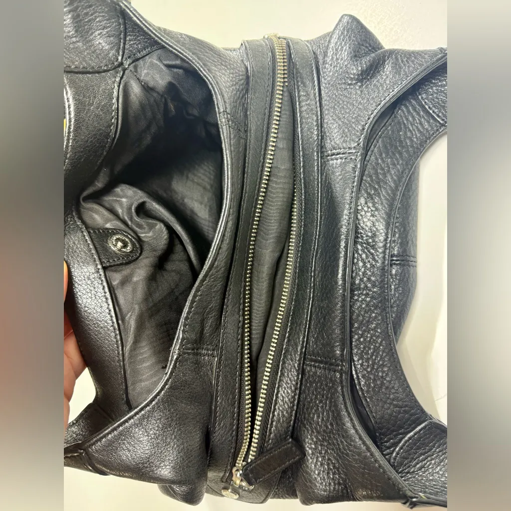 BROOK BROTHERS Elegant Black GENUINE LEATHER Women's Bag 🐑 - Image 12