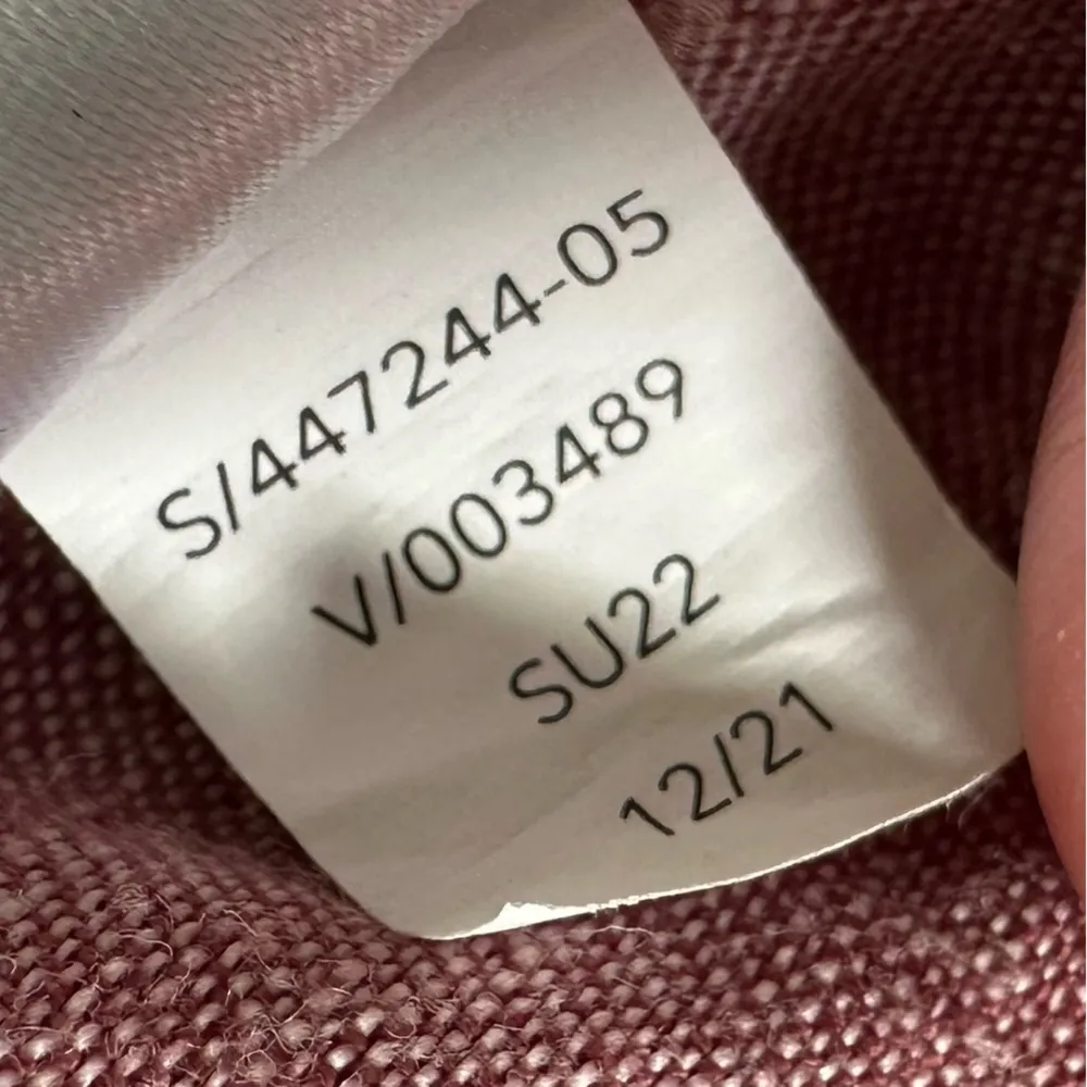 Athleta Cabo Linen Wide Leg Drawstring Pant Tawny Rose / Orchid Pink Sz 0 - Image 12