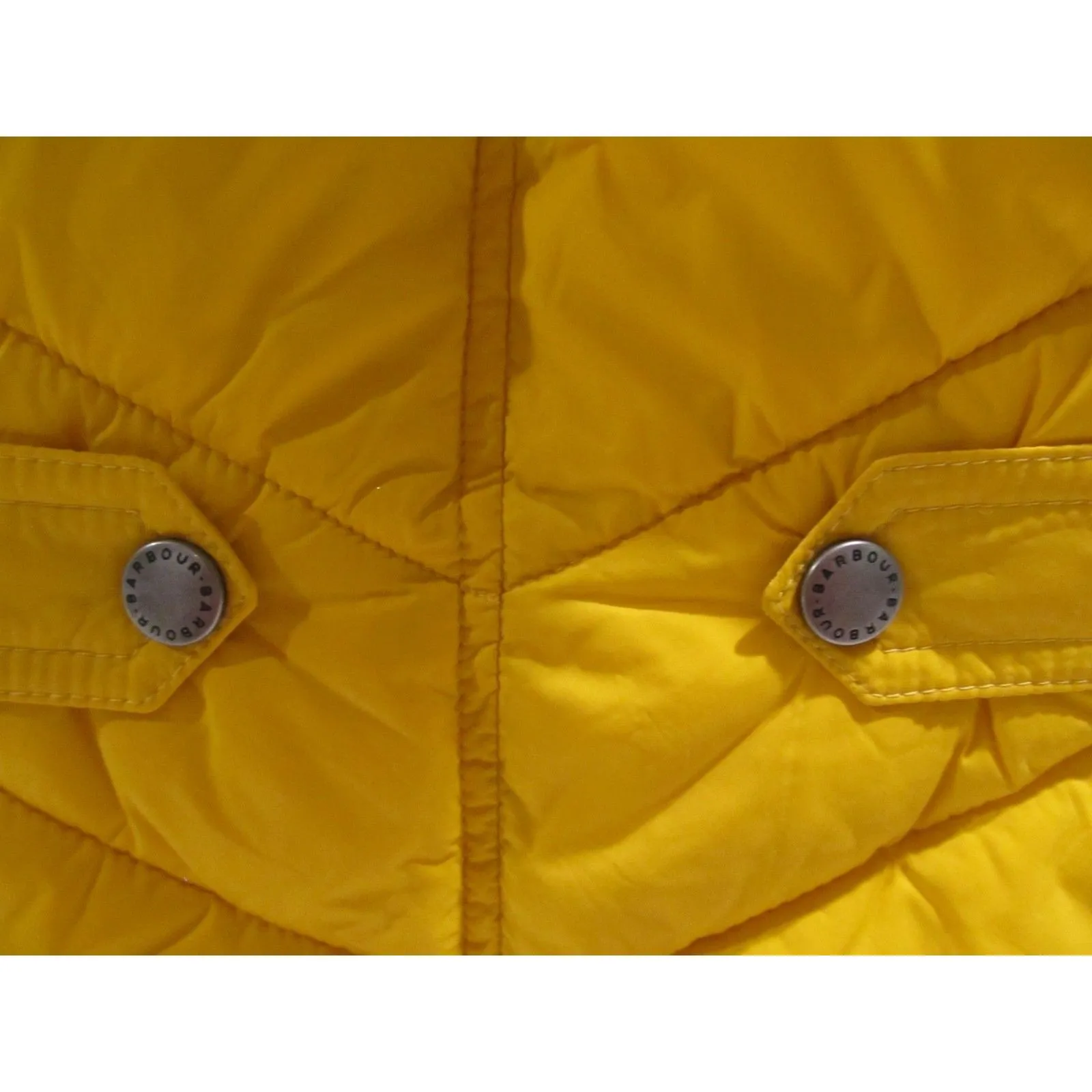 Barbour Women’s Quilted Vest Yellow Size 4 | Lightweight Gilet | Pre-Owned - Image 5