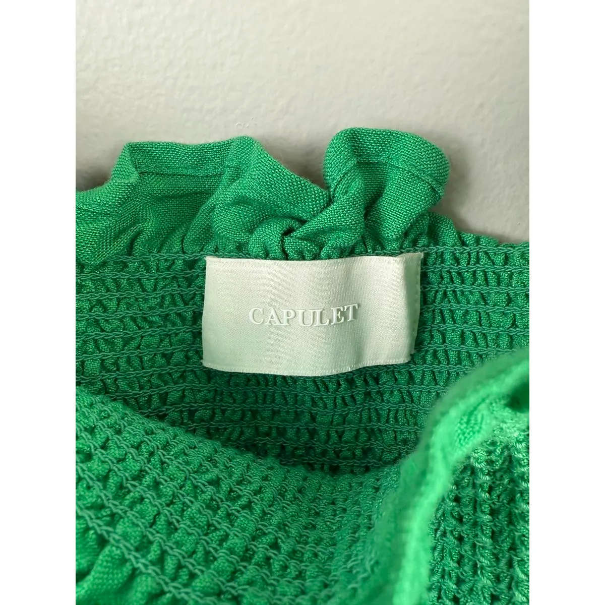 Capulet Square Neck Midi Dress - Size - Large - Image 3