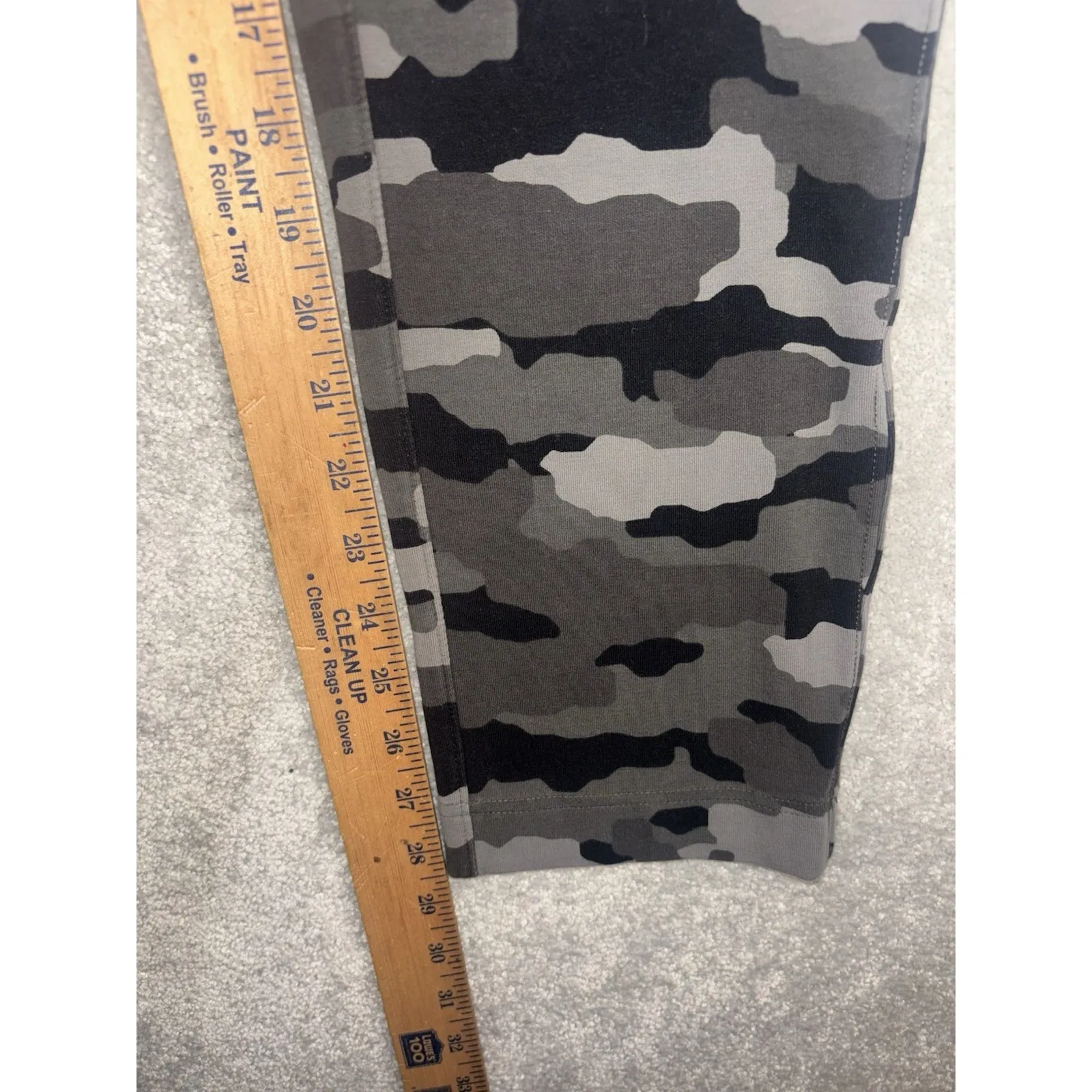 Duluth NoGa Naturale Cotton Black Gray Camo Yoga Slim Leg Pants Women XS x 29 - Image 9