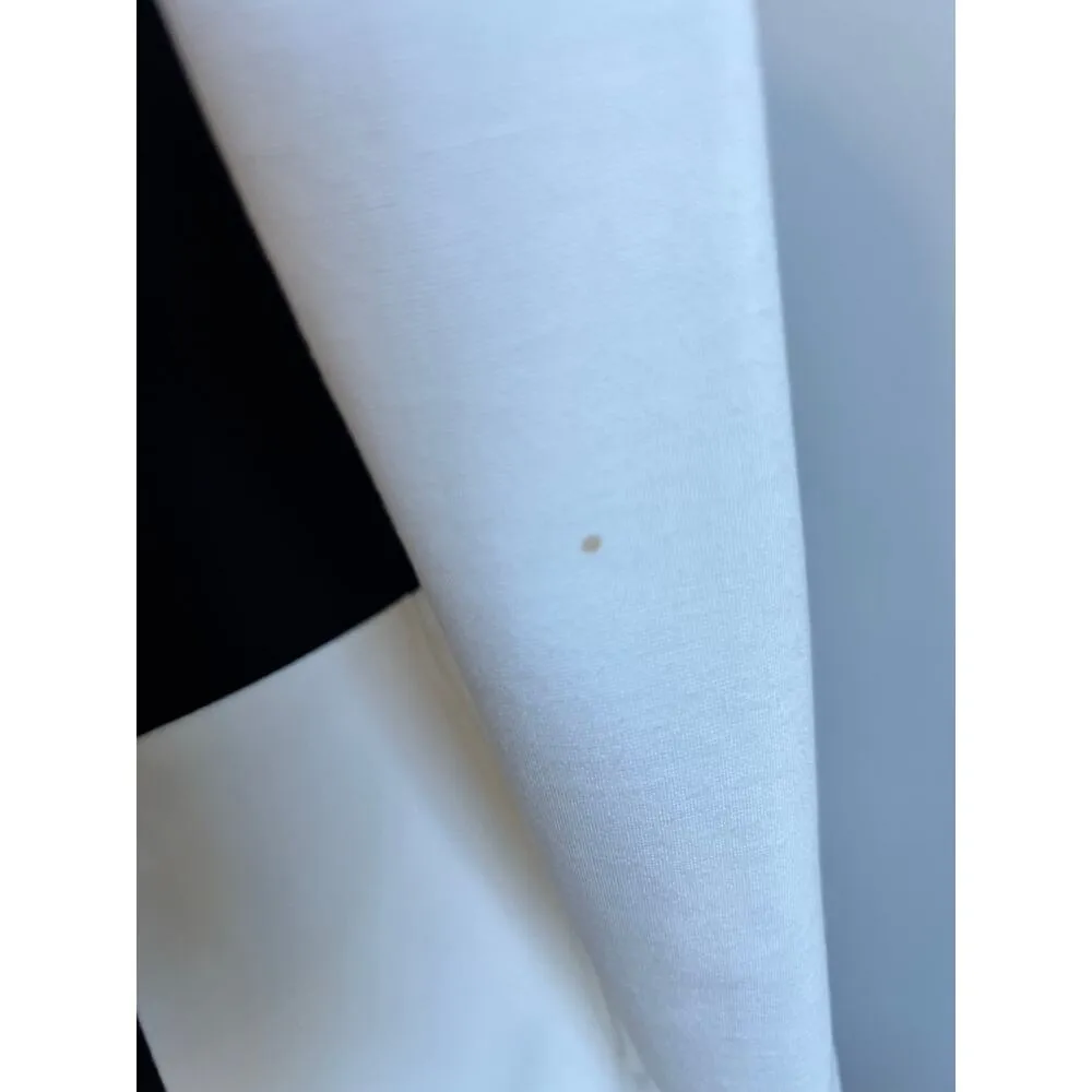 Tahari by ASL Women's Classic Black & Ivory Fitted Dress Size 14 - Image 6