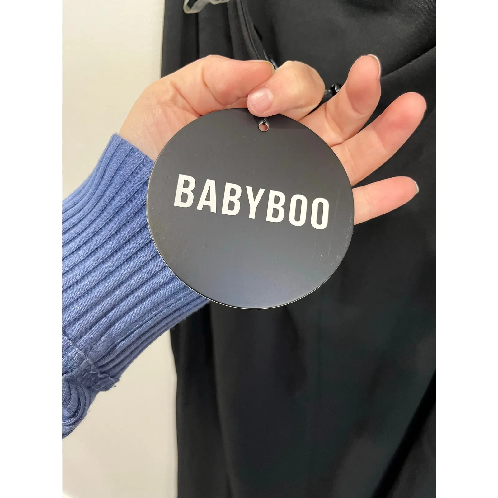 Babyboo Beatrix Maxi Dress Black Slit Formal Evening Gown NWT XS Y2K - Image 6