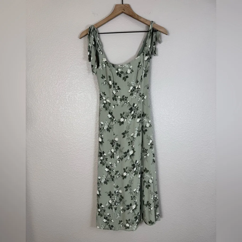 Reformation Twilight Floral Midi Dress in Verde size 2 $278 Tell Me Lies - Image 7