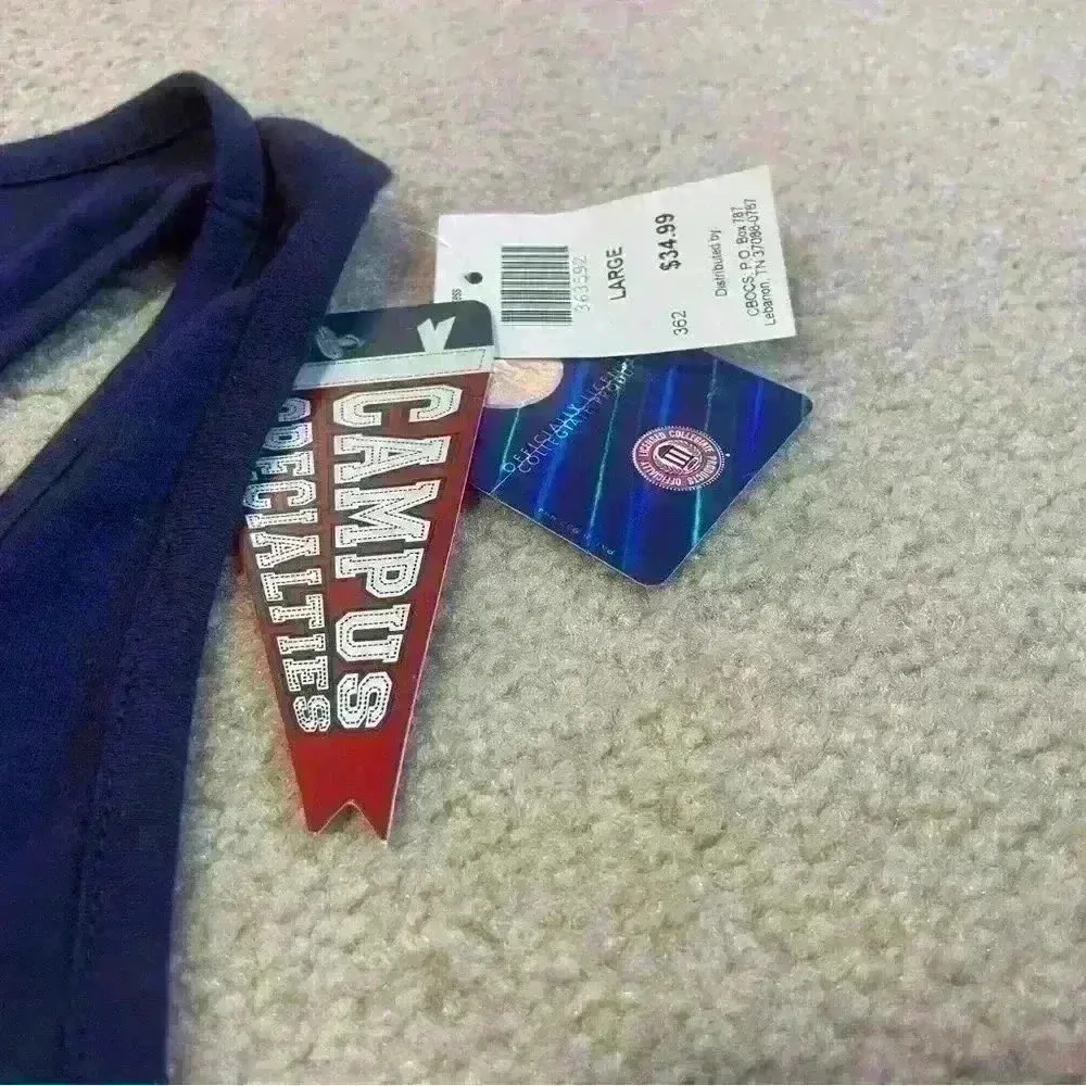 Campus Specialties PSU (Penn State Univ) NWT Junior Size Large Blue Tank Dress - Image 12