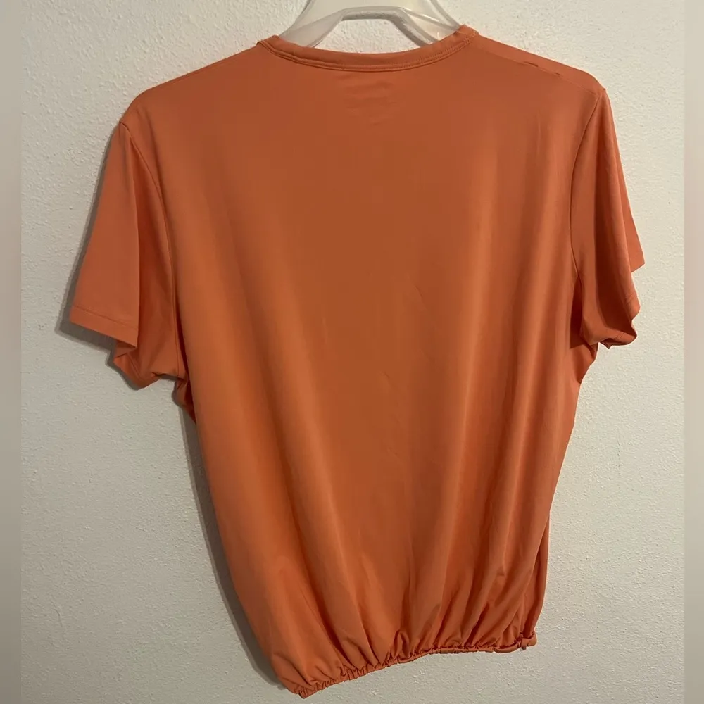 PETER MILLAR Saffron Orange Coral Tee T-Shirt 50+ Sun Protection Size XL - Image 8