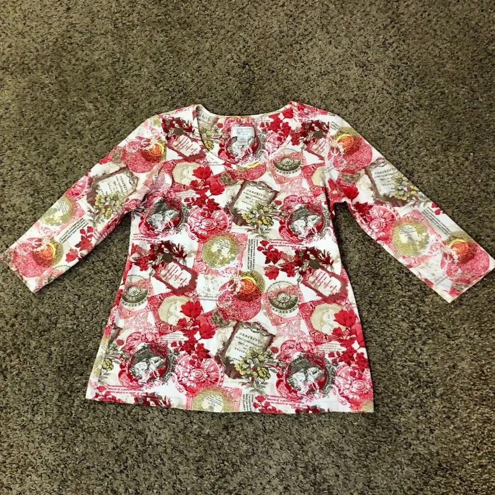 Christopher Banks Pullover Top Womens PS Petite Used - Image 6