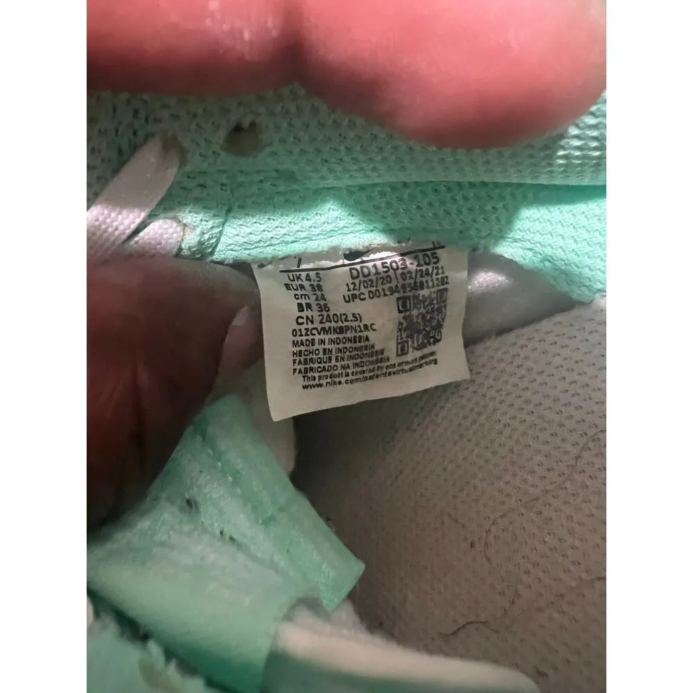 Nike Dunk Low GS Mint Foam White Green DD1503-105 Youth 7Y Women’s 8.5 - Image 6