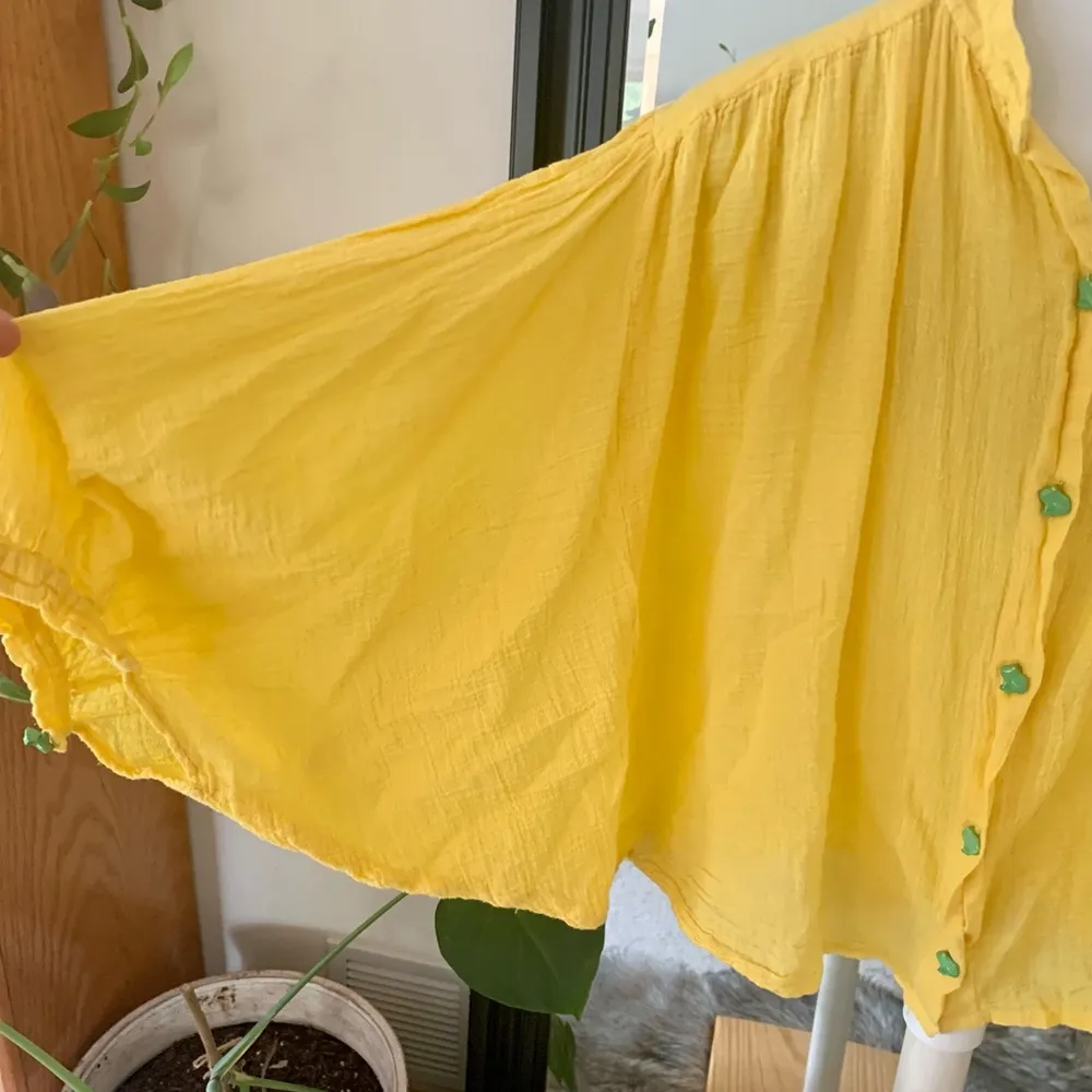 Yellow Lightweight Shirt With Frog Buttons - Image 2