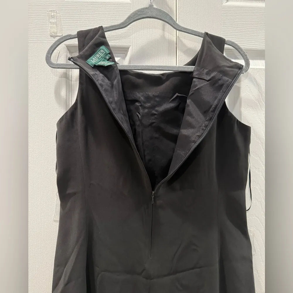 Ralph Lauren Black Sheath Midi Dress - Image 7