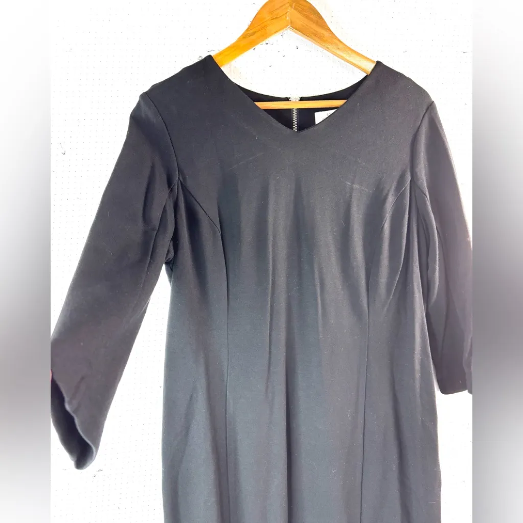 Chico's So Slimming 1 M Classic Minimalist Dress in Black - Funeral - Image 3