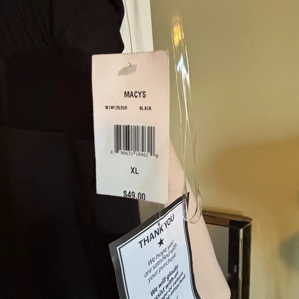 New with tags, black semi-formal cocktail dress. Size XL. - Image 3