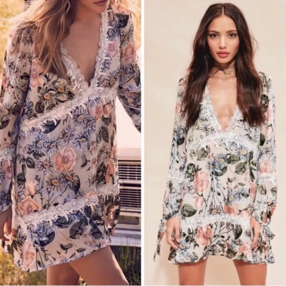 For Love and Lemons Luciana Swing Dress Medium - Image 3