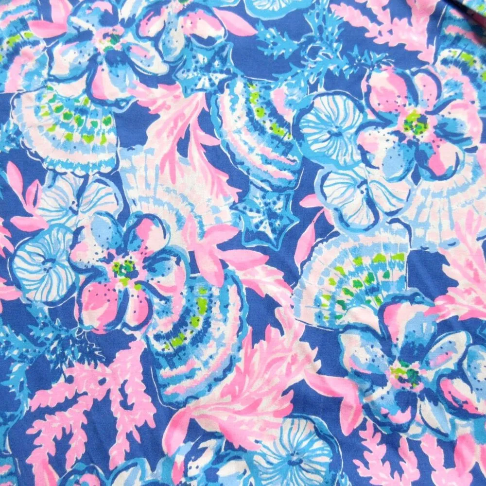 NWT Lilly Pulitzer Madsen V-neck Midi in Blue Tang Sitting Seaside Dress XXL - Image 3