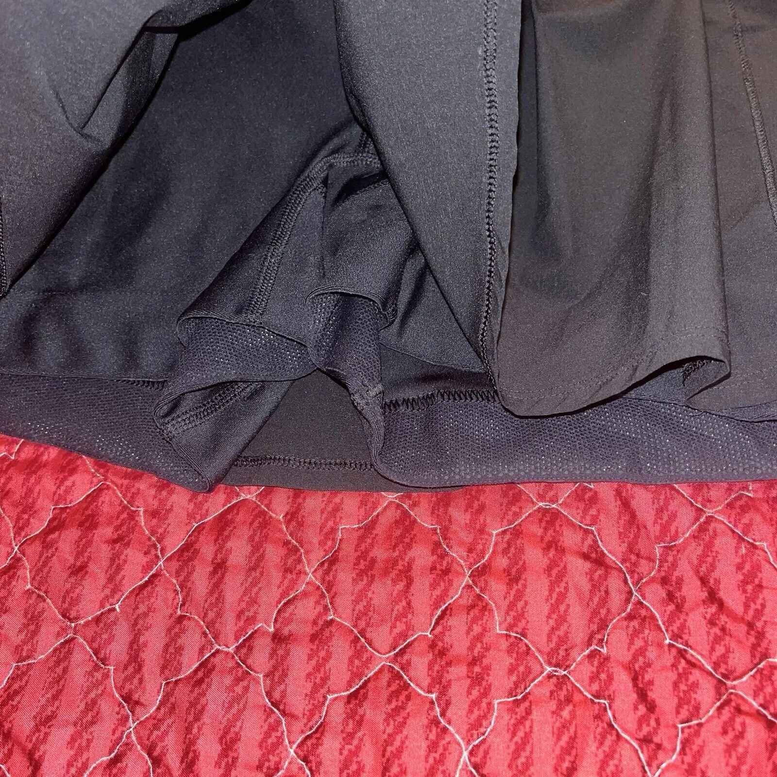 Skirt Sports Tennis Pleated Black Short Lined Skirt Women's Small S W28" - Image 4