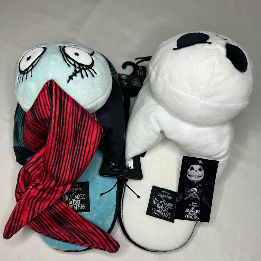 NWT The Nightmare Before Christmas Women's Slip On Slipper Size 9-10 - Image 6