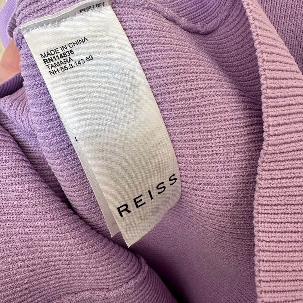 VGUC REISS TAMARA Square Neck Ribbed Top - Image 7