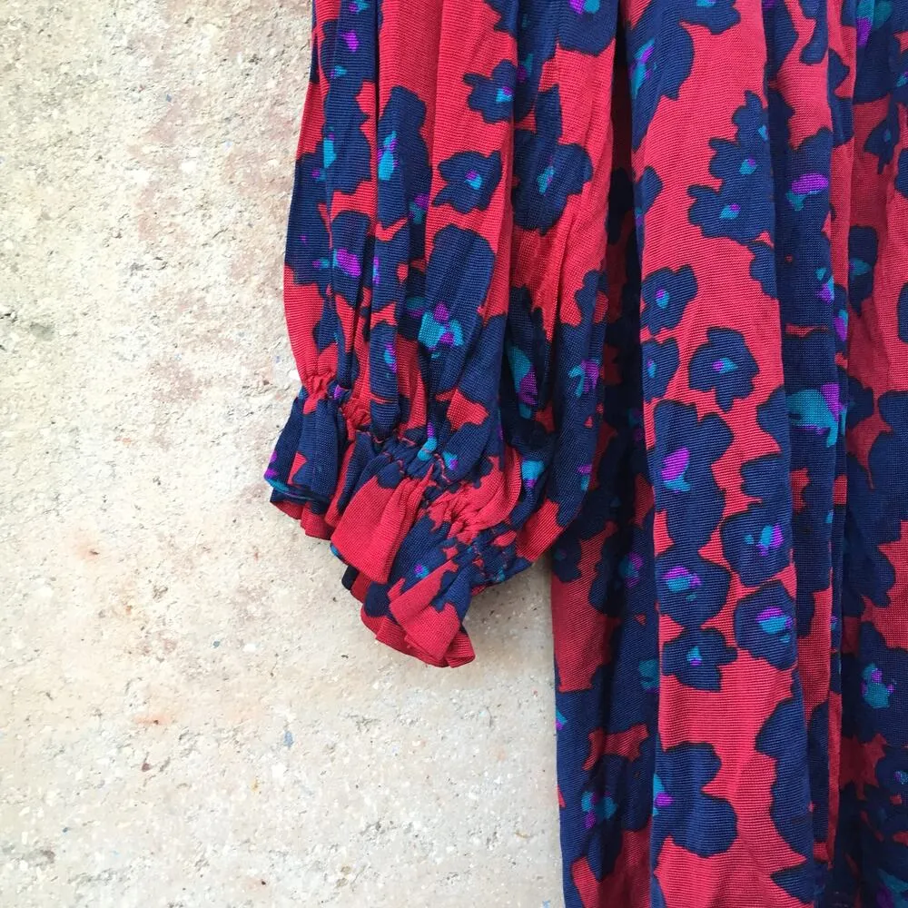 Free People Love Letter Tunic Merlot Combo XS - Image 7