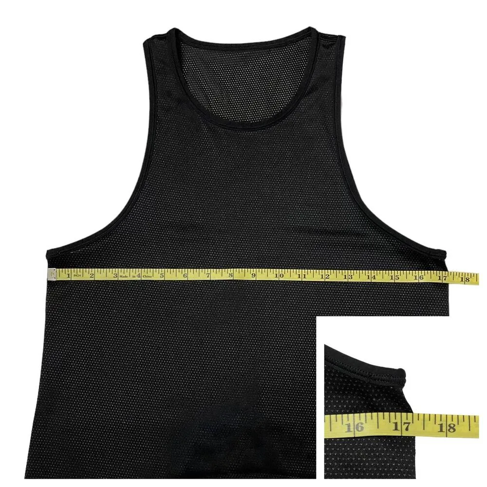 Lululemon Squad Goals Tank * Trinity Mesh - Black - 6* - Image 2
