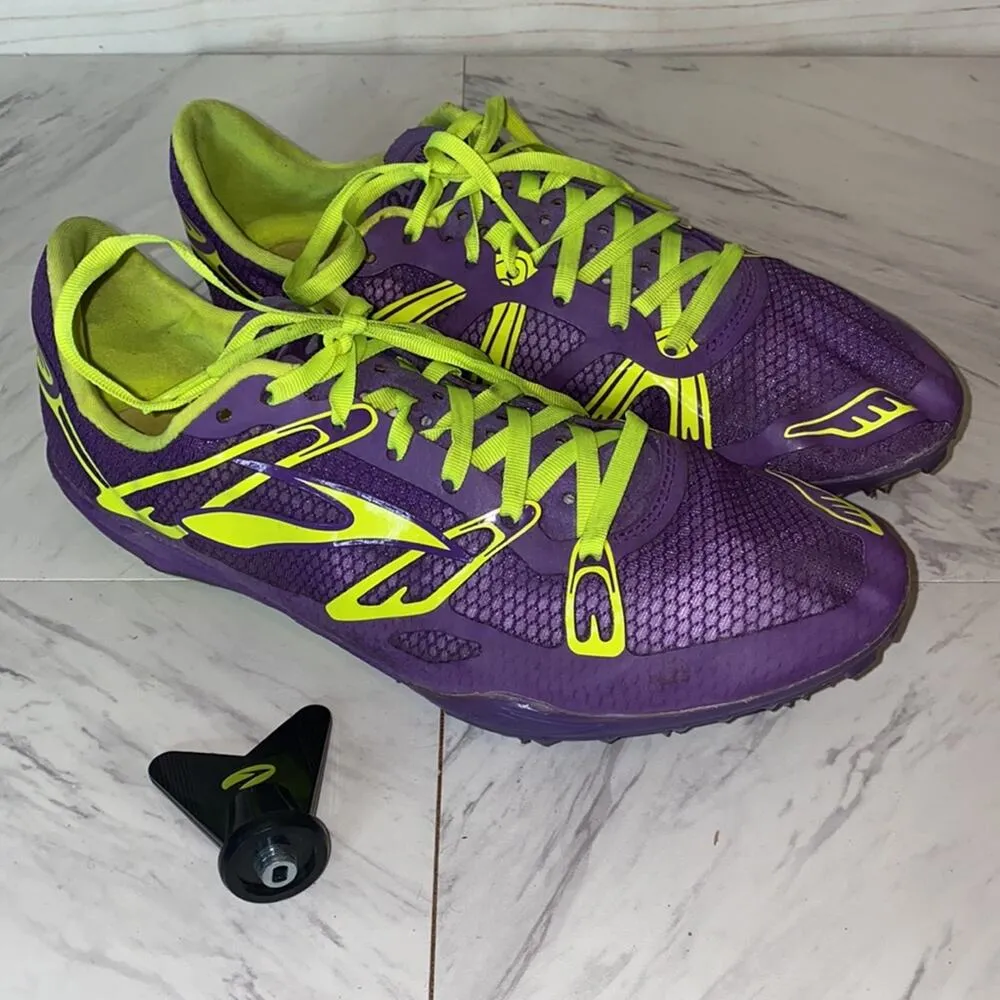 Brooks 2 Elmn8 Unisex Racing Track & Field Shoes - Image 2