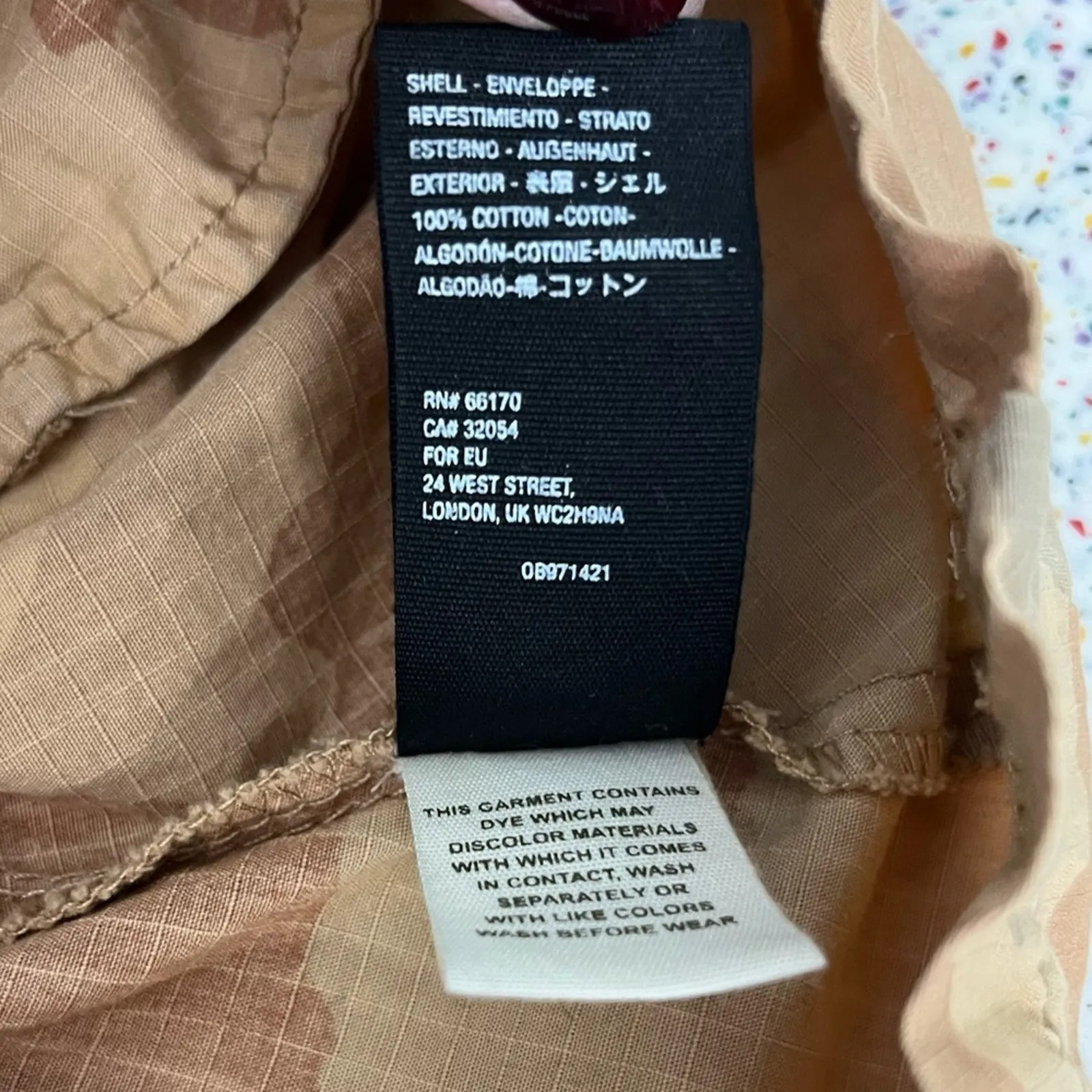 Free People Lead The Way Camo Lightweight Utility Jacket Taupe Tan Women’s XS - Image 8