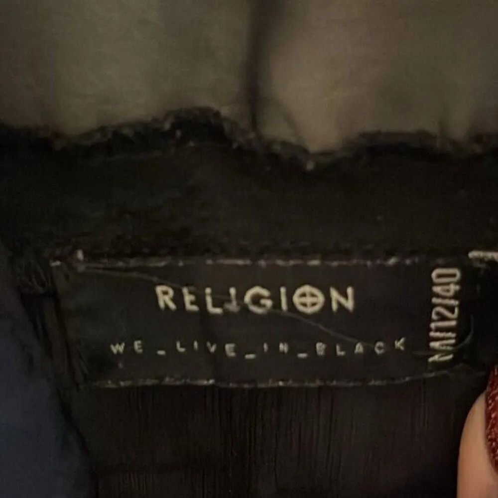 Religion Black Short Sleeves Top Size Medium - Image 6