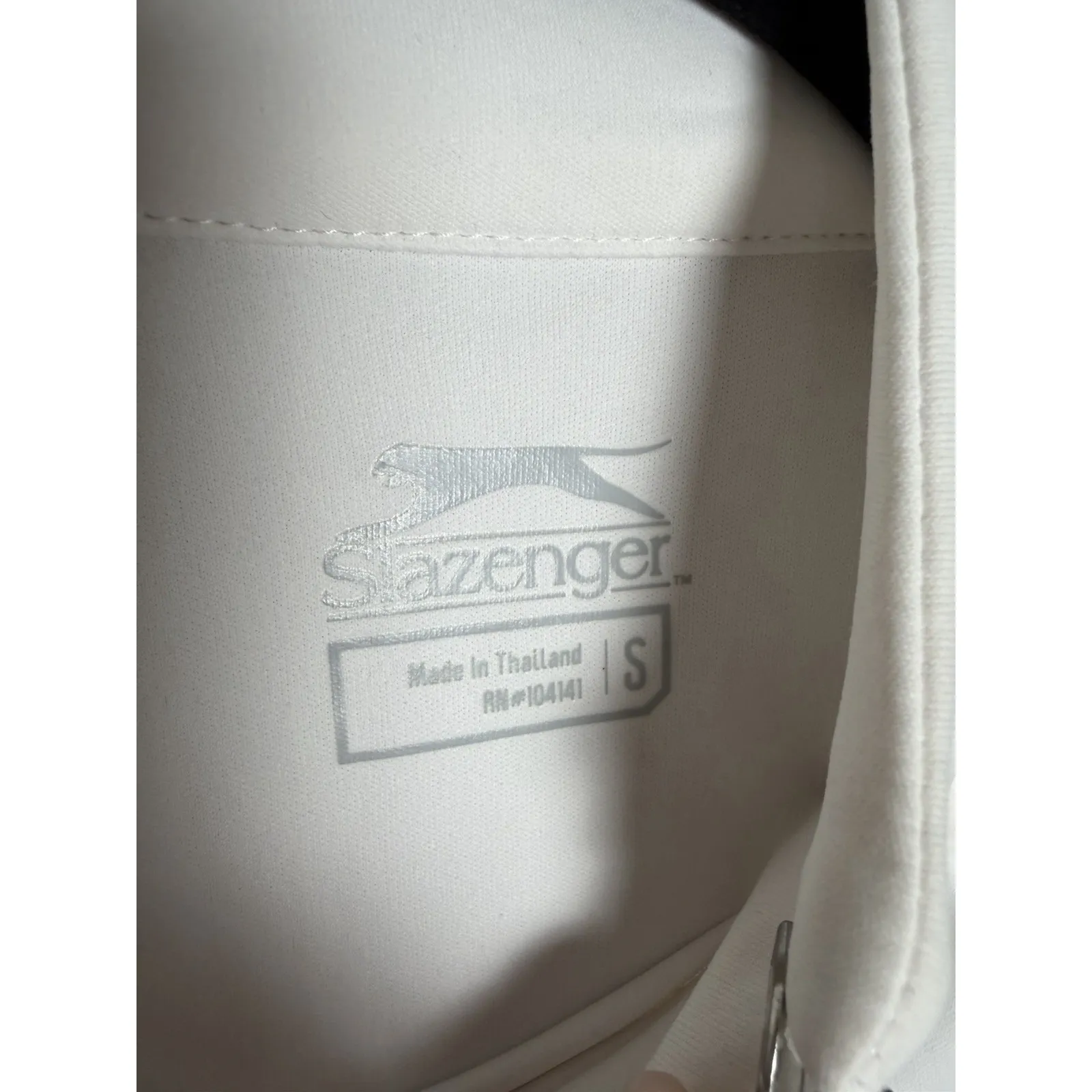 Slazenger Sleeveless Top Women's Small Retro 80's 90's Sleeveless Golf 1/4 Zip - Image 3