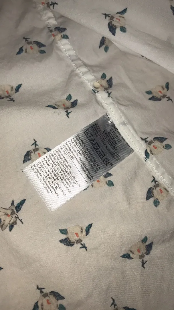 Banana Republic white floral button down - Image 6