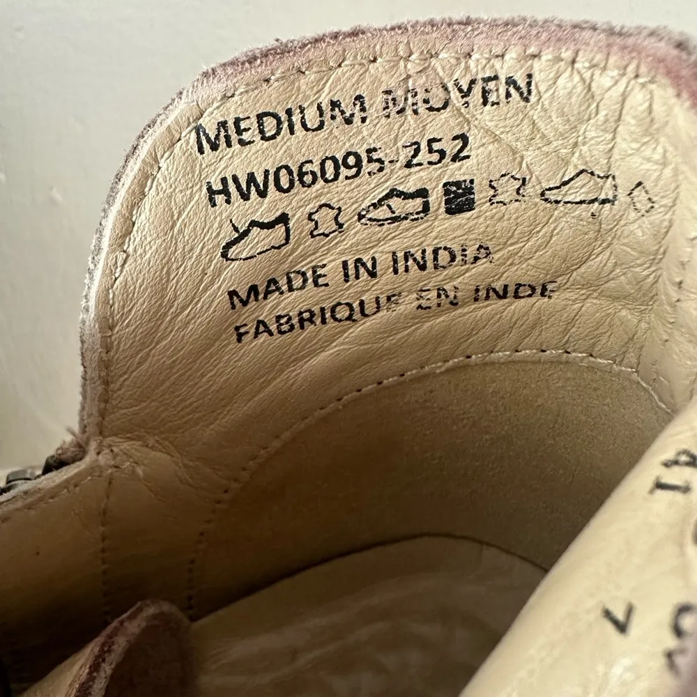 Hush Puppies Medium Moyen Ankle Boots Suede Leather - Image 6