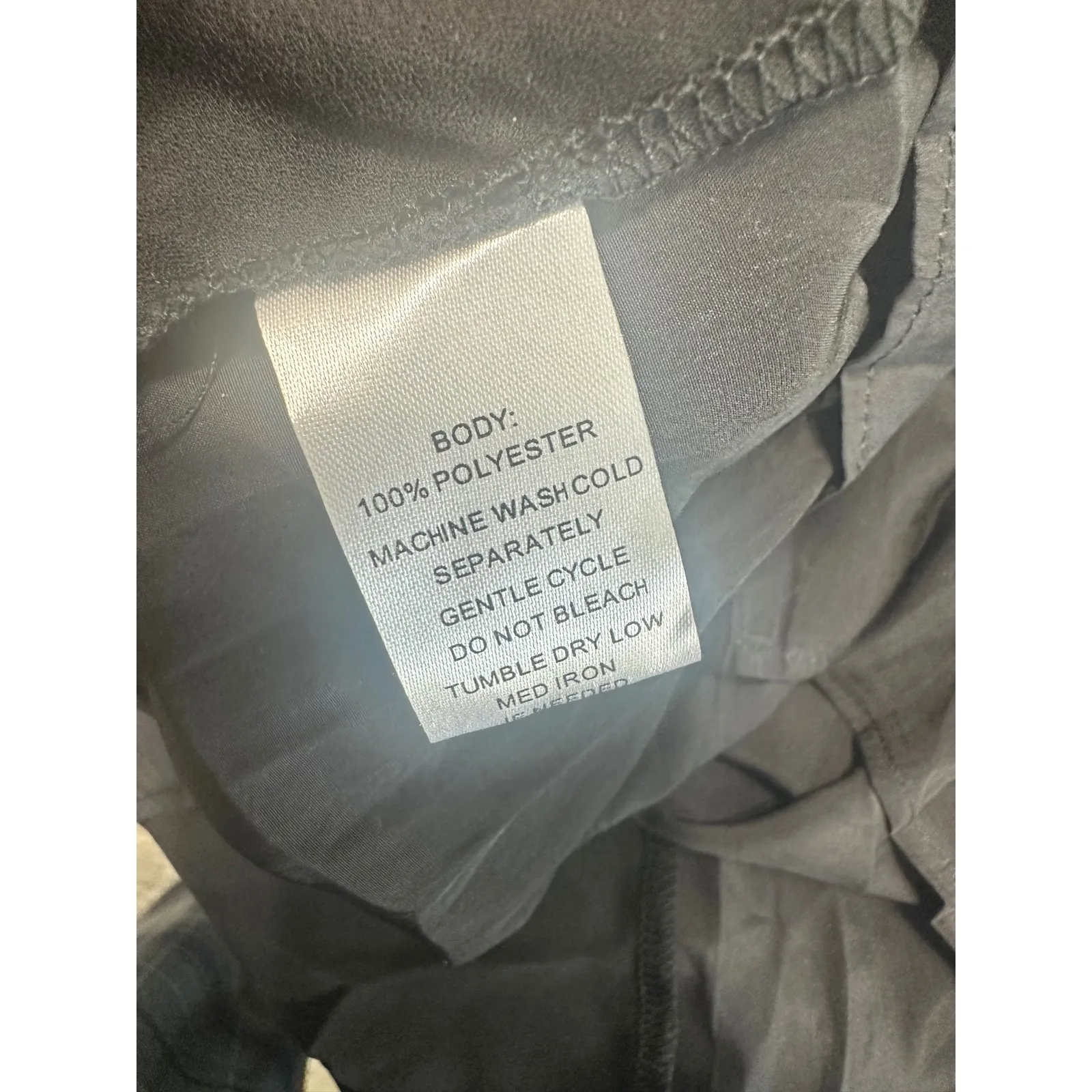 Lola &‎ Sophie New York Black Blouse Womens XS Long Sleeve V Neck Casual Top - Image 8