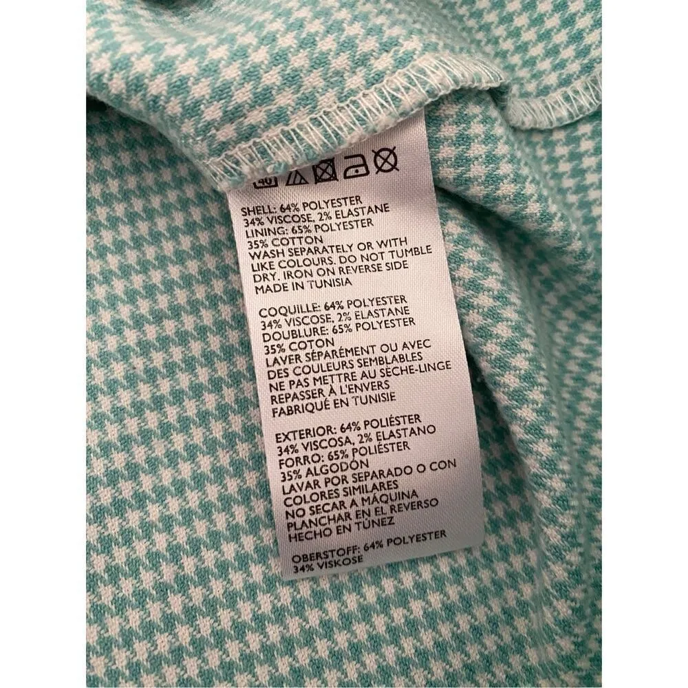 Urban Outfitters Gingham Mini Skirt Schoolgirl Preppy White Size M - Image 6