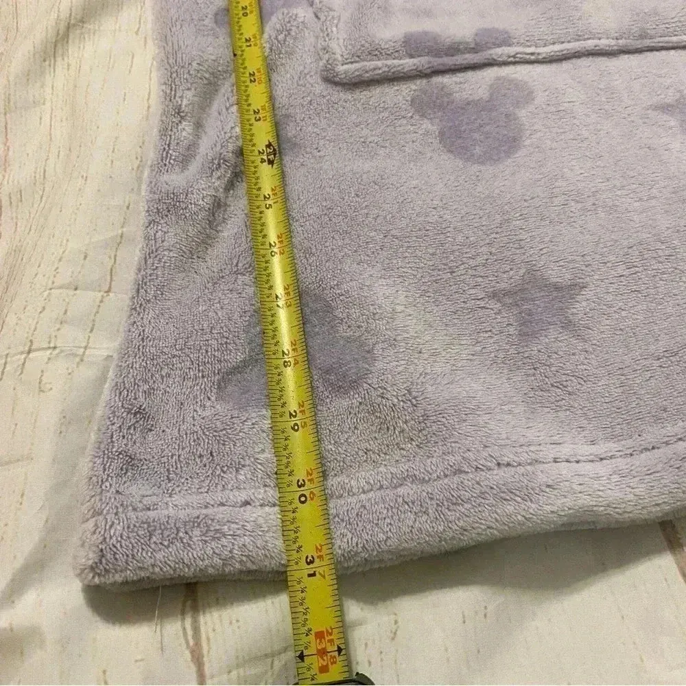 Disney‎ Purple Lilac Womens Fleece Hoodie Robe size XS - Image 8