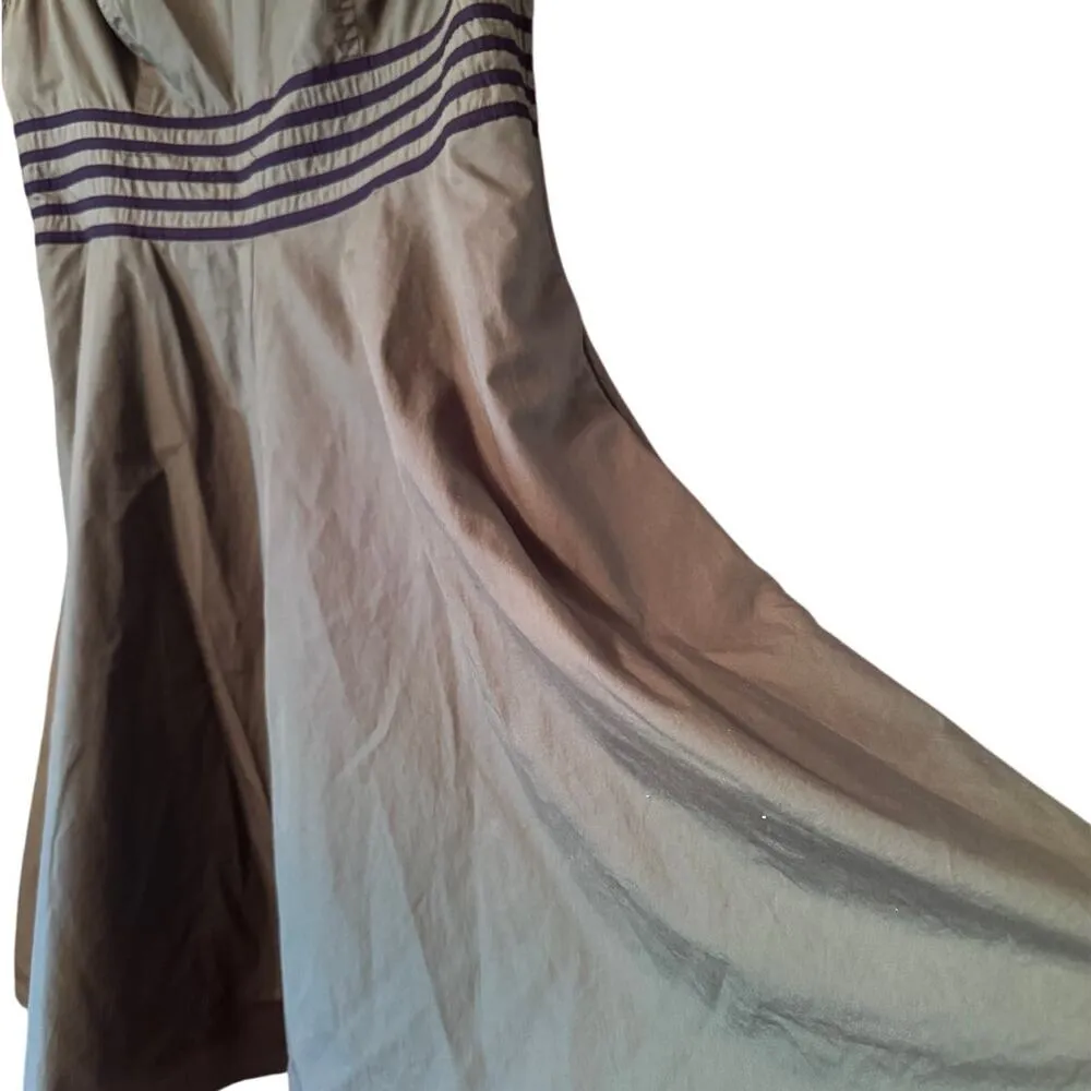 eShakti Custom forest green / black Jacki O style retro pockets 100% cotton - Image 9