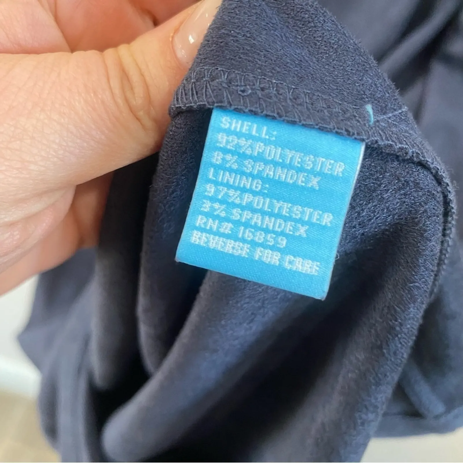 J. McLaughlin Sia Faux Suede Stretch Dress XS Blue Classic Chic Career Midi - Image 8