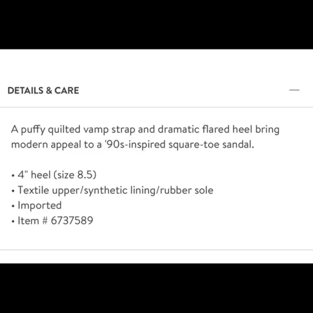 Open Edit Sheena Square Toe in lavender 90s heel Sandal size 7.5 - Image 13