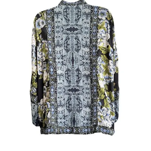 Free People Wildflower Cinched Zip Oversized Light Jacket‎ Kimono - Image 3