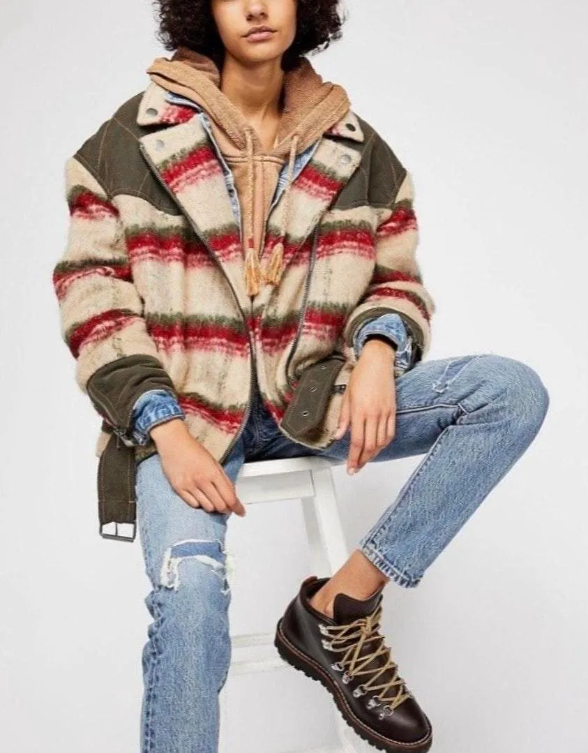 Montana Oversized Moto Wool Jacket - Image 3