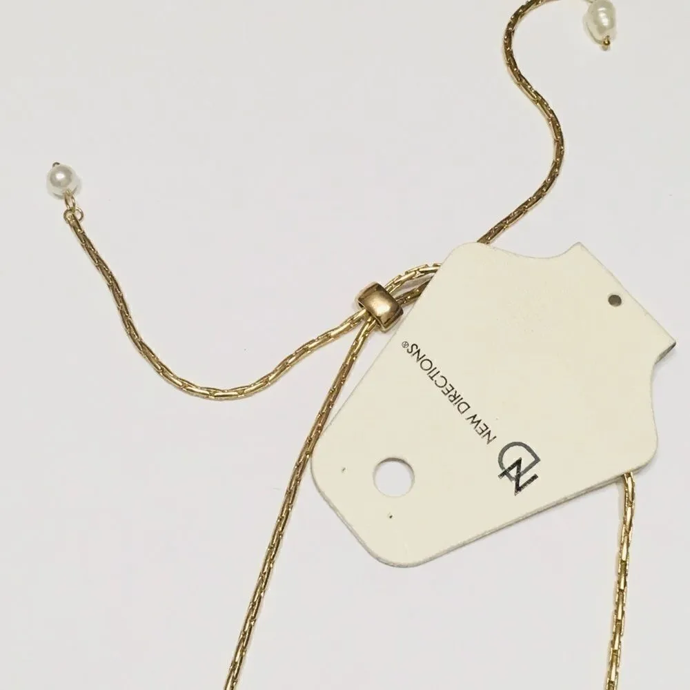 Blue long necklace. NWT White - Image 7