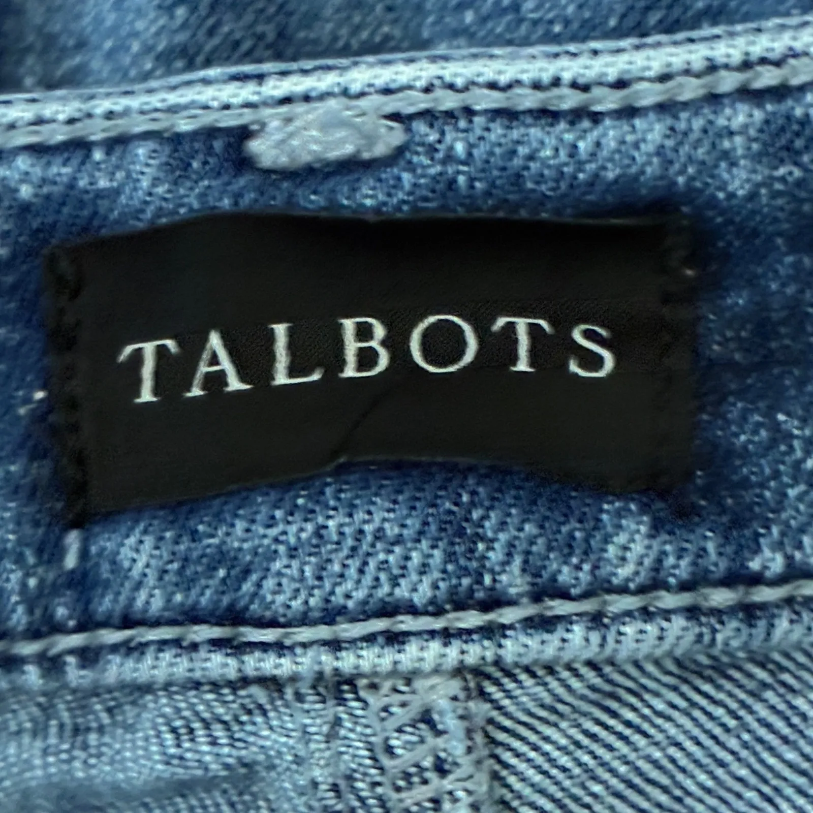 Talbots Womens Girlfriend Denim Shorts Size 6 Oceanside Wash Casual Stretch - Image 6