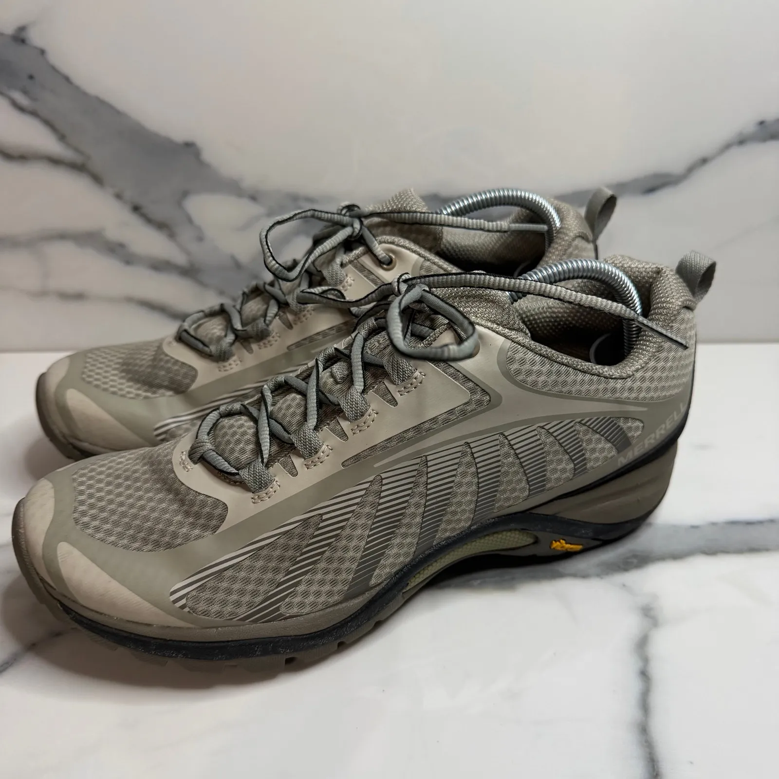 Merrell Women's Aluminum Siren Edge 3 Sneakers Shoes Sz 10 Hiking Trail Outdoors - Image 4