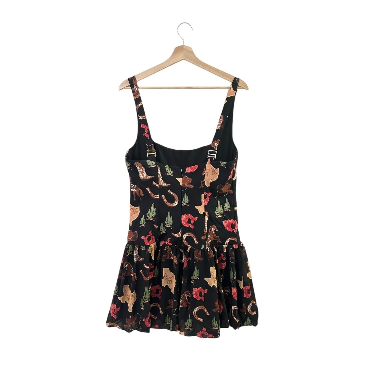 Show Me Your Mumu Marlow Mini Dress in Texas Hold Em L - Image 5