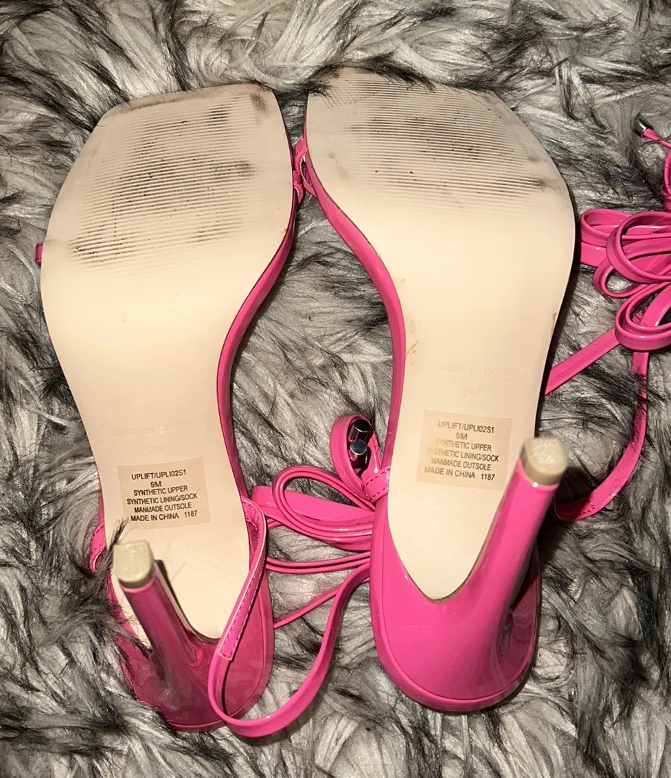 Steve Madden Women's Uplift PINK Heeled Sandal - Image 5