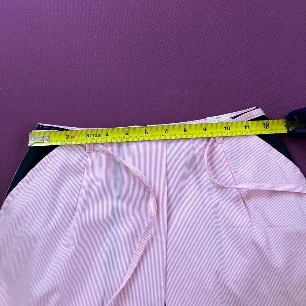 Vintage Japanese Pine Pink White Striping Design Skirt! early 80s Blue - Image 5