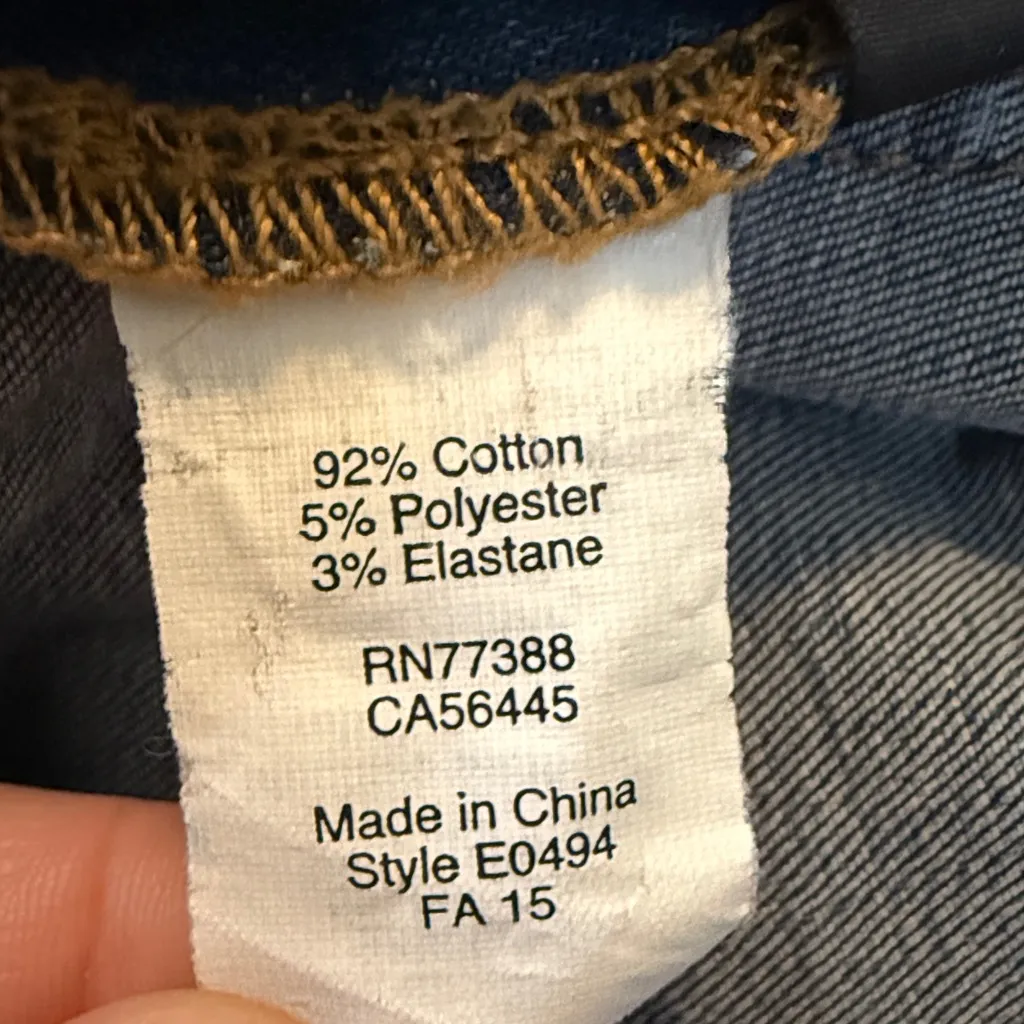 Madewell High Waisted Sailor Skinny Ankle Jeans Style #E0494 Size 29 - Image 6