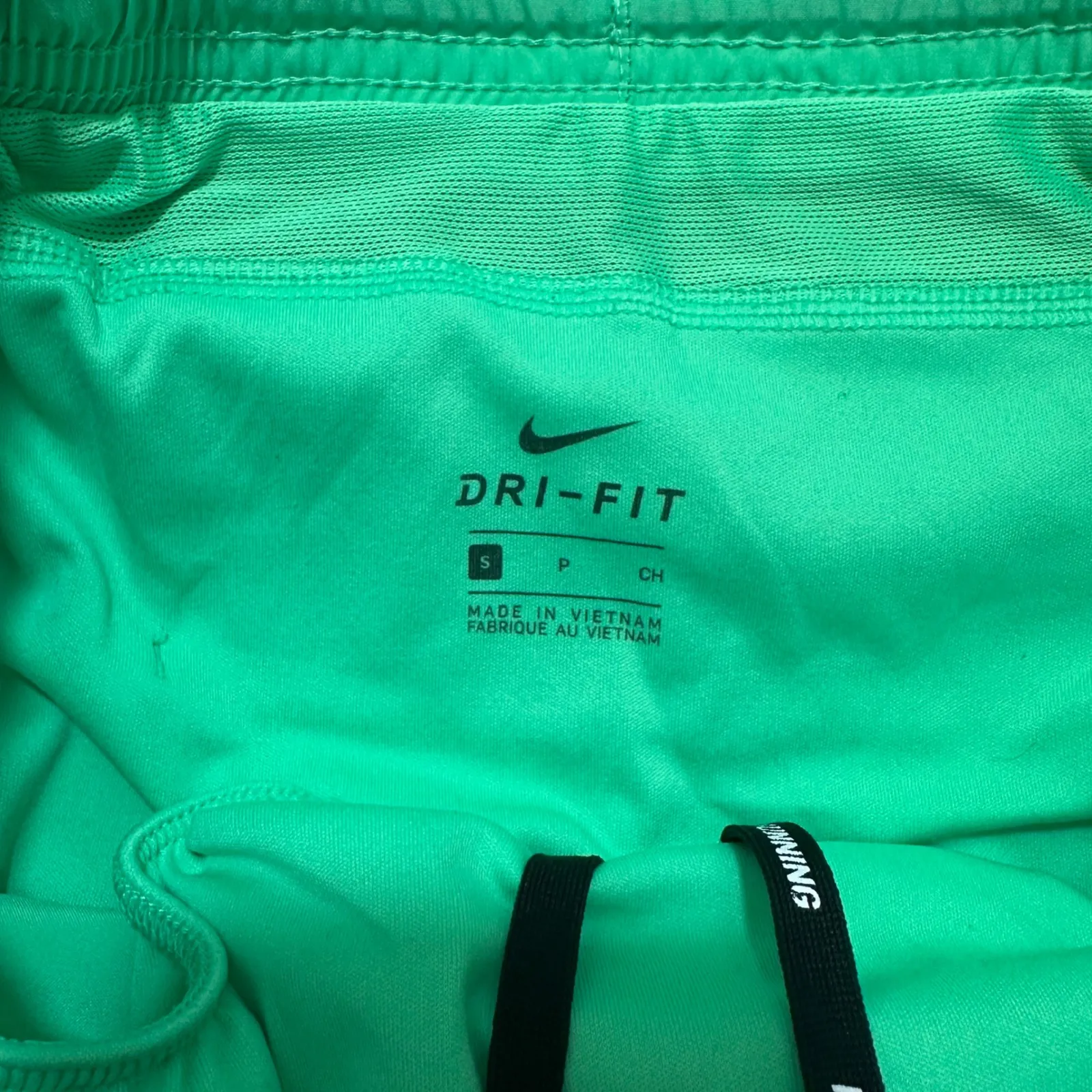 NIKE | Women's Dri-FIT Bright Green Athletic Performance Running Shorts - Image 5